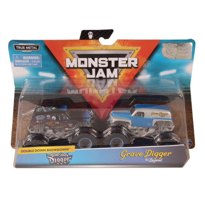 Monster Jam – Terénní auta 2 ks Sonuva Digger & Grave Digger The Legend