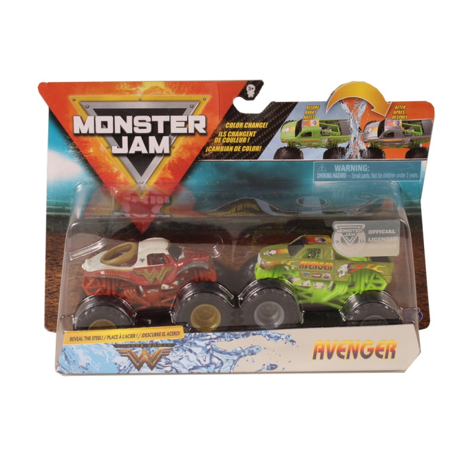 Monster Jam – Terénní auta 2 ks Wonder Woman & Avenger