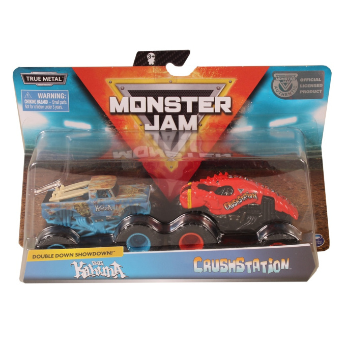 Monster Jam – Terénní auta 2 ks Big Kahuna & Crushstation