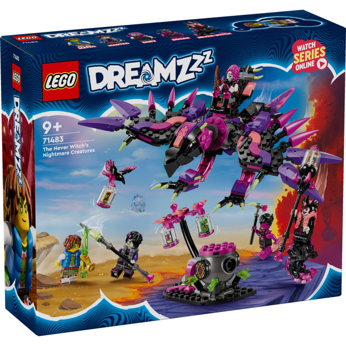 71483 Lego Dreamzzz – Nikdyčarodějnice a její stvoření z noční můry