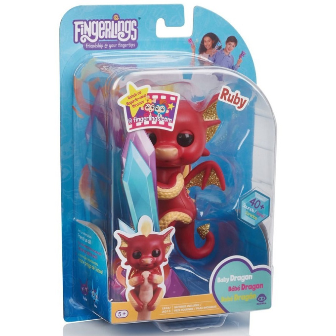 Fingerlings interaktivní drak