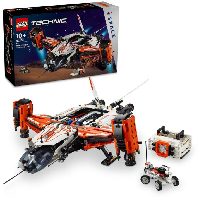 42181 Lego Technic – VTOL Vesmírná Loď na přepravu těžkého nákladu LT81