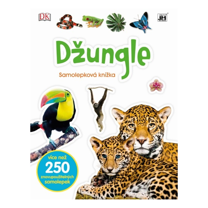 Kniha se samolepkami - Džungle