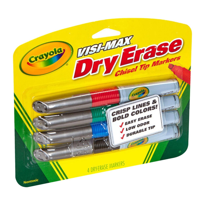 Crayola – Fixy stíratelné nasucho