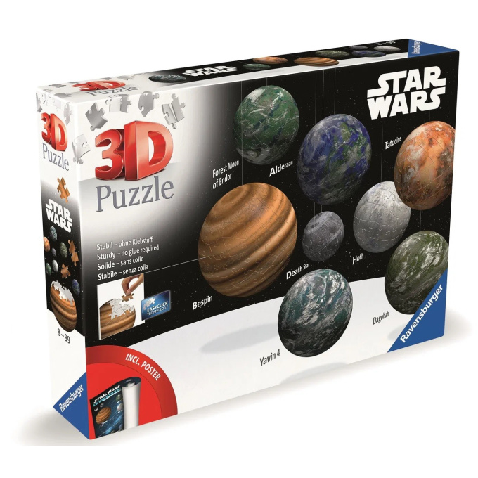 3D Puzzle Star Wars – Planety