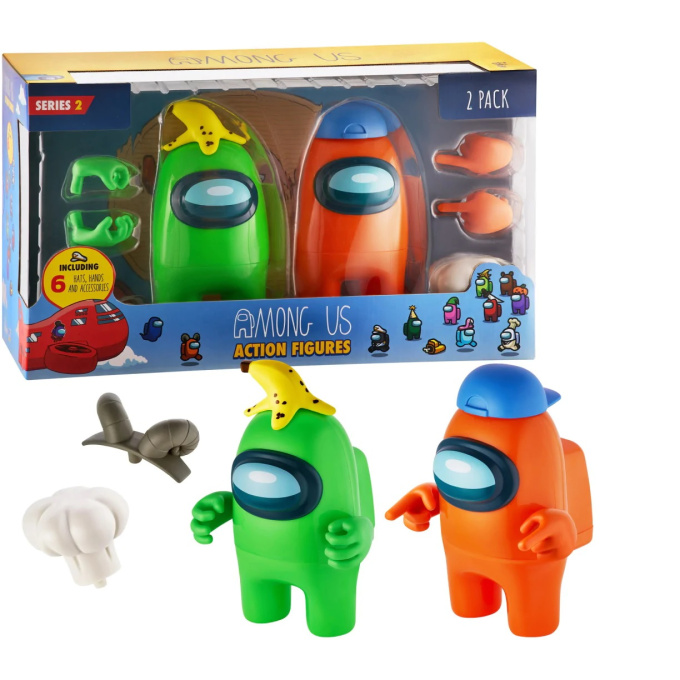 Among Us – Souprava 2 figurek s doplňky Asst B
