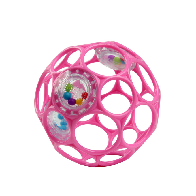 Oball – Chrastítko růžový míček