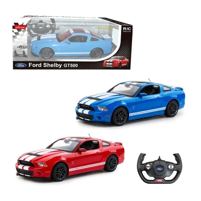 RC - Ford Shelby GT500 1:14 Červené