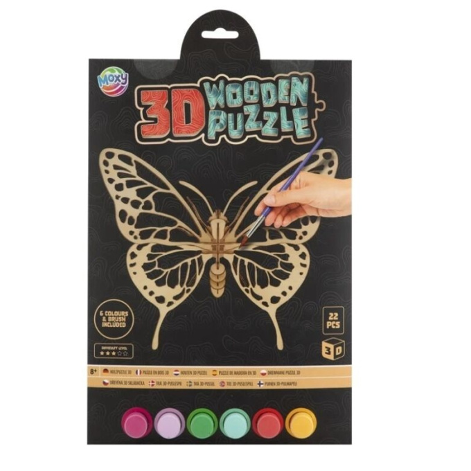 3D dřevěné puzzle
