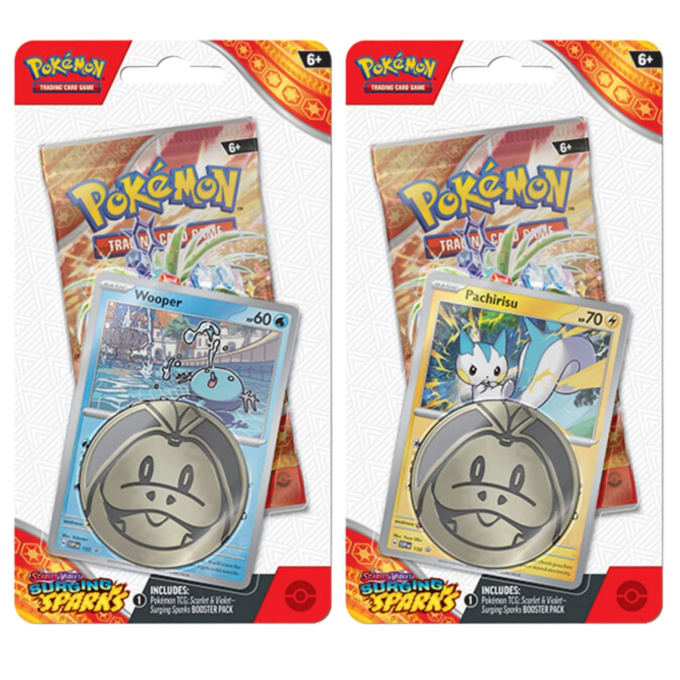 Pokémon TCG: SV08 Surging Sparks – Checklane Blister