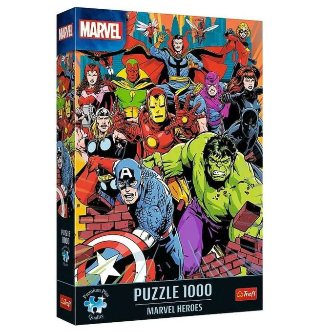 Puzzle 1000 – Hrdinové Marvel