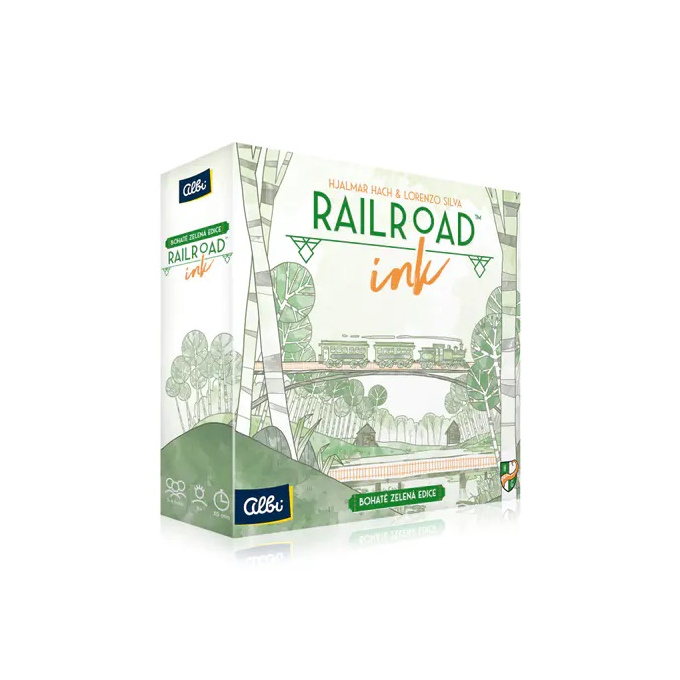 Hra – Railroad Ink zelená edice