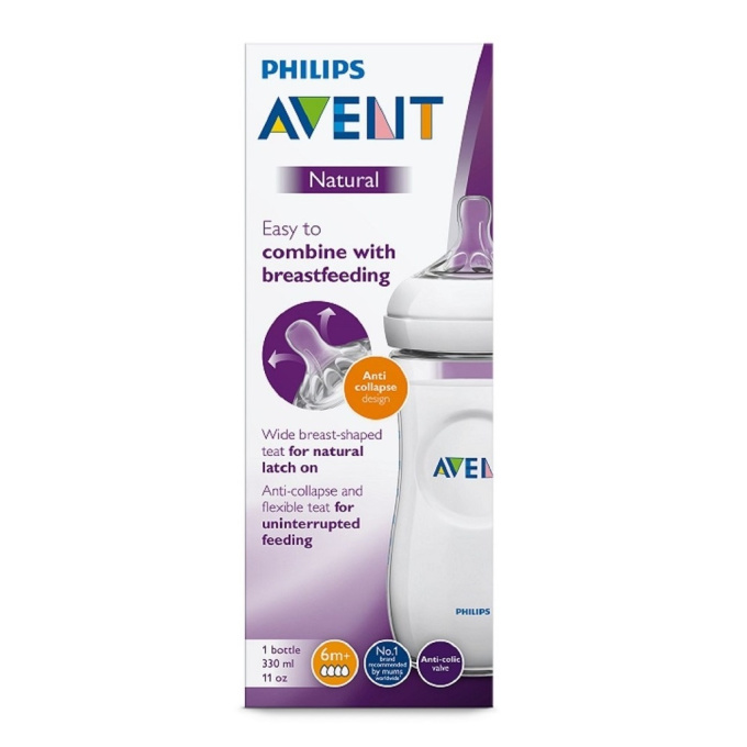 Láhev Avent Natural 330 ml
