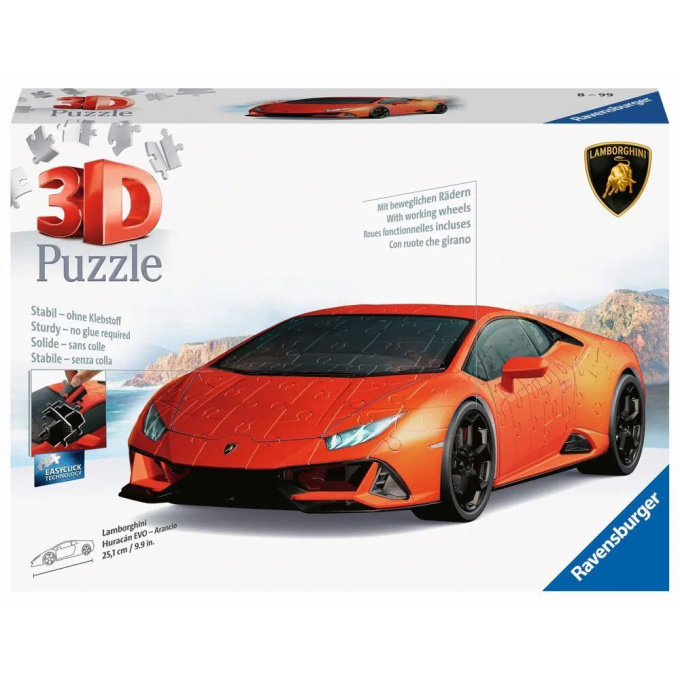 3D Puzzle – Lamborgini Huracán EVO
