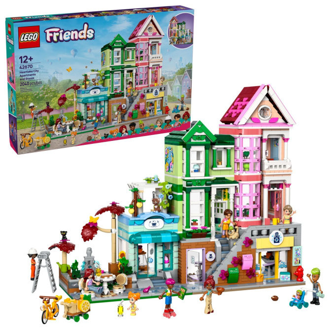 42670 Lego City – Apartmány a obchody v městečku Heartlake