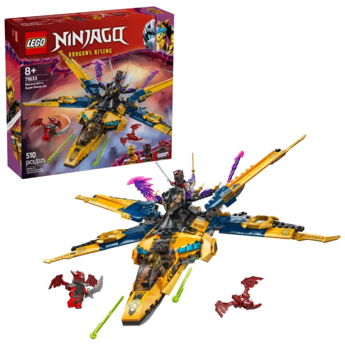 71833 Lego Ninjago – Ras, Arin a superbouřkové letadlo