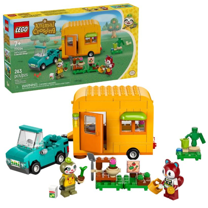 77054 Lego Animal Crossing – Leif, karavan a zahrádkářský obchod