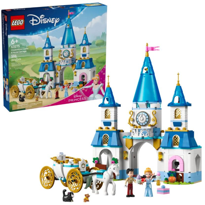 43275 Lego Disney – Popelčin zámek a kočár s koňmi
