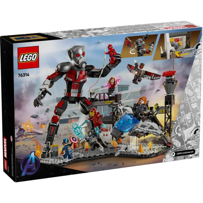 76314 Lego Marvel – Akční bitva – Captain America: Občanská válka