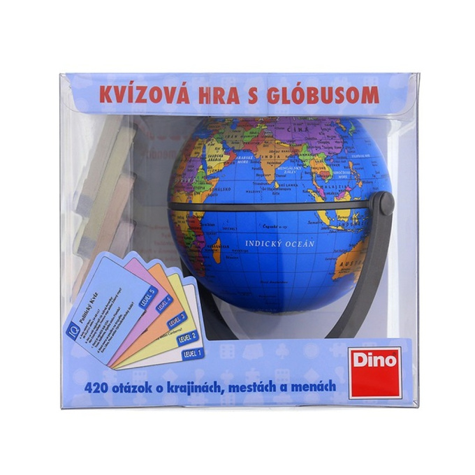 Politický kvíz s globusem