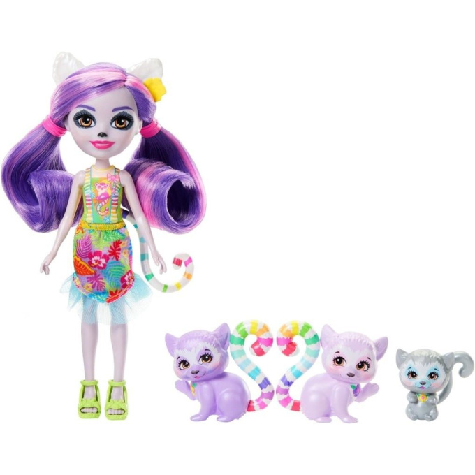 Enchantimals – Lorinda Lemur s rodinou