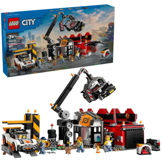 60472 Lego City – Vrakoviště s auty