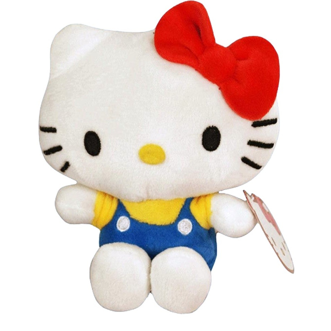 Hello Kitty - Plyšová postavička 17 cm Modrá