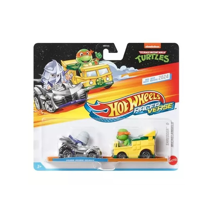 Hot Wheels – Racer Verse Shredder & Michelangelo