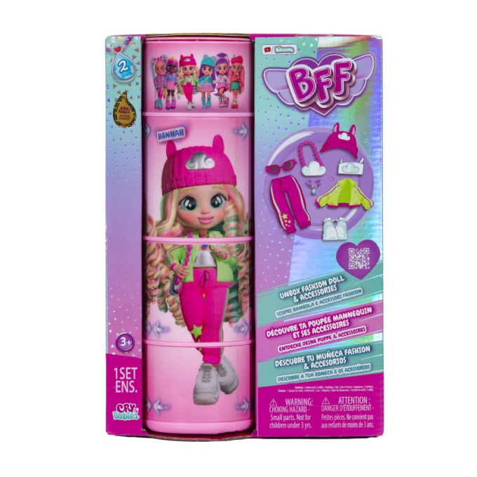 Cry Babies BFF – Módní panenka Hannah