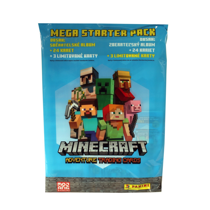 Minecraft - Sběratelský album s balíčky karet