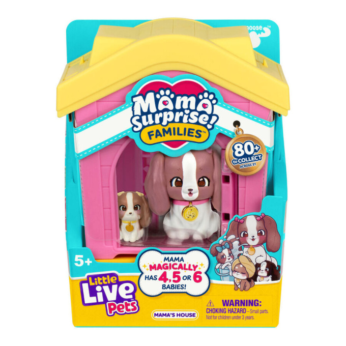 Little Live Pets - Mama Surprise! Babies Růžový Domeček
