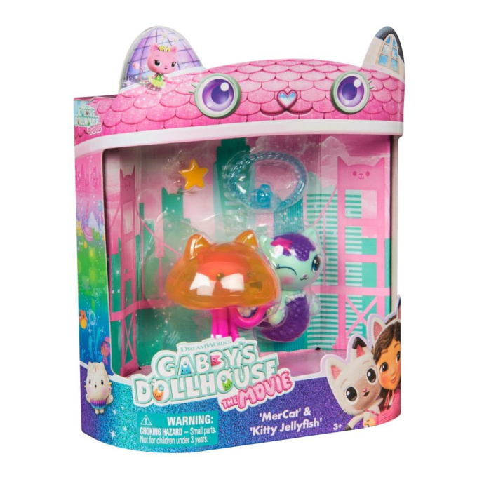 Gabby's Dollhouse - Figurky MetCat & Kitty Jellyfish