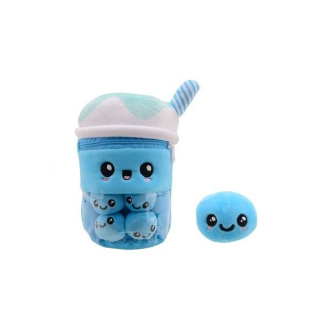 Plyšový Bubble Tea 24 cm Modrý