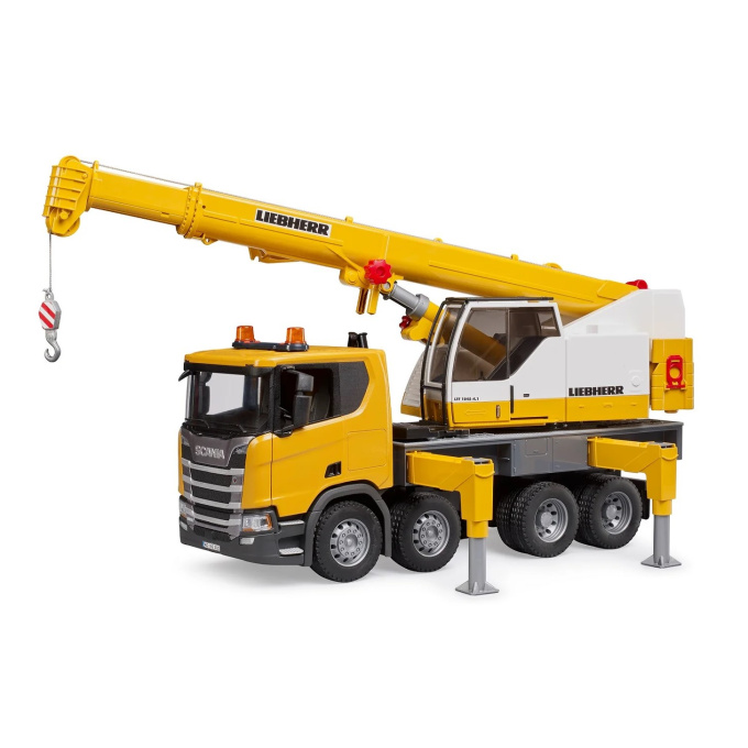 Bruder – Vozidlo Scania 560R s jeřábem Liebherr