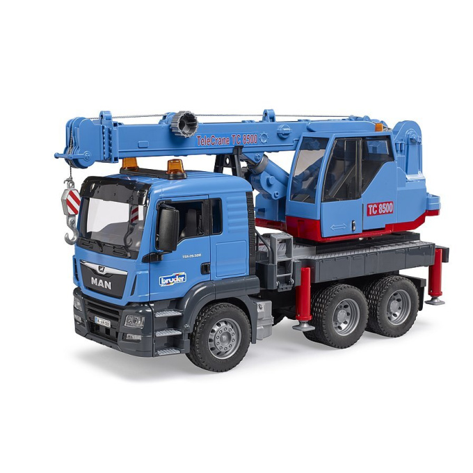 Bruder – Vozidlo Man s jeřábem TC 8500