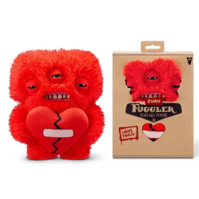 Love Fuggler – Plyšová příšerka Červený