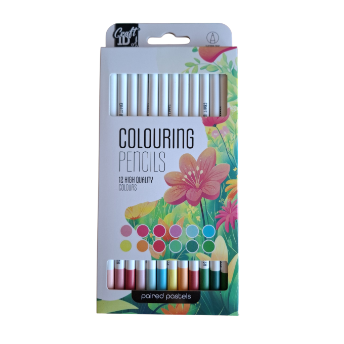 Barevné tužky 12 ks Paired Pastels