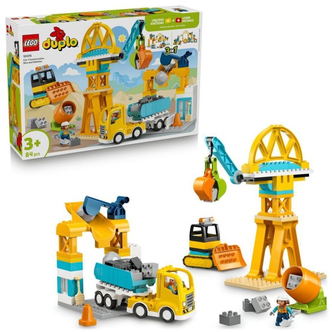 10476 Lego Duplo – Staveniště a vozidla 3 v 1