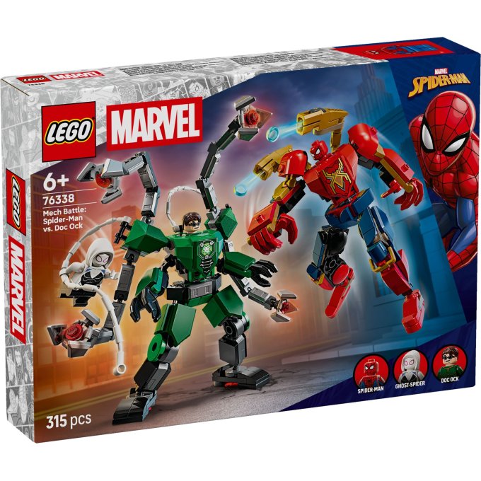 76338 Lego Marvel – Bitva robotů: Spider-Man vs. Doc Ock