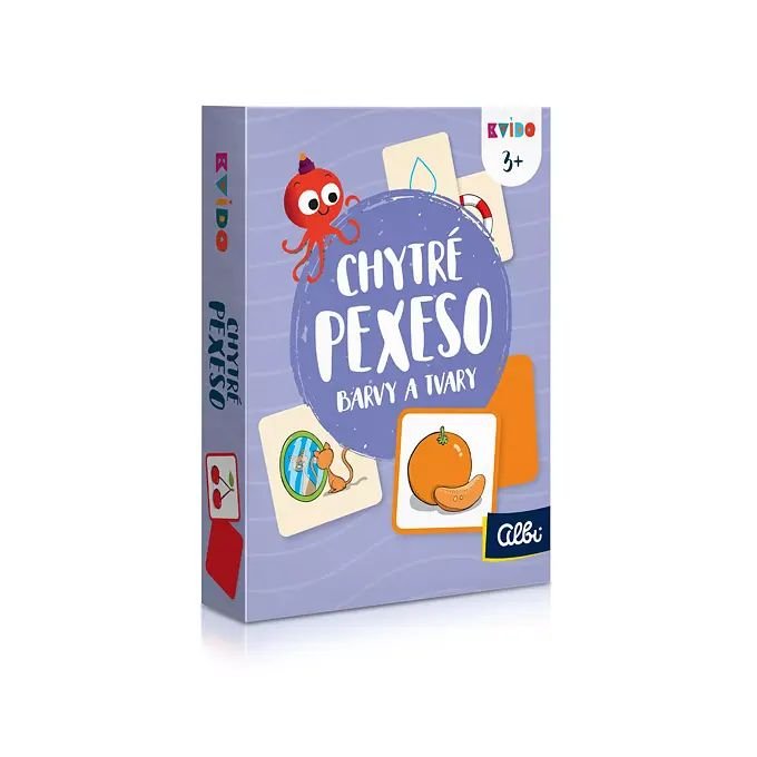 Kvído – Chytré pexeso Chytré Pexeso Barvy A Tvary