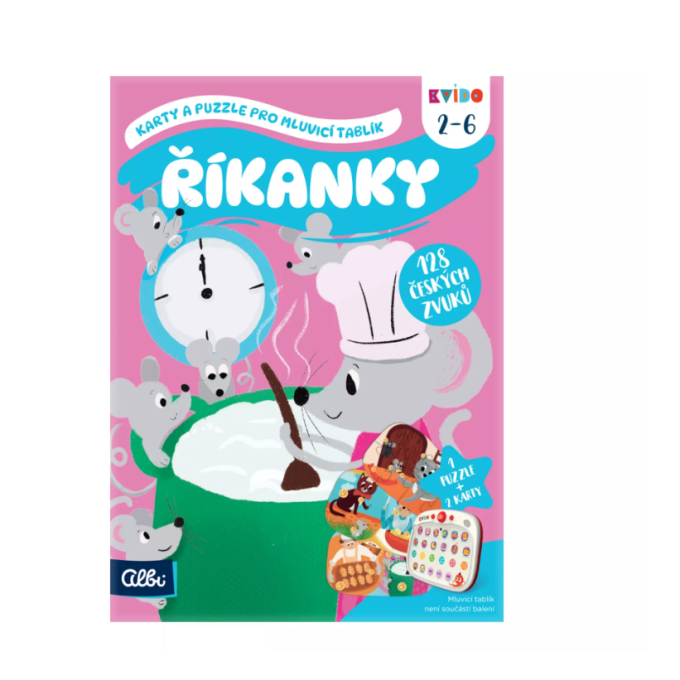 Kvído - Karty a puzzle pro mluvicí tablík Říkanky