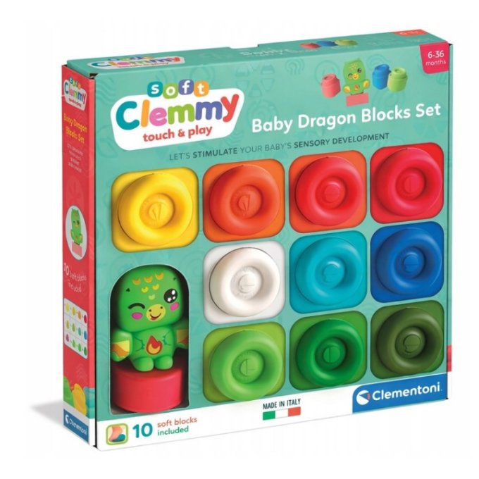 Clemmy - Souprava 10 kostek Drak