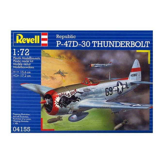 Revell - Letadlo 04155 - P-47 D Thunderbolt (1:72)