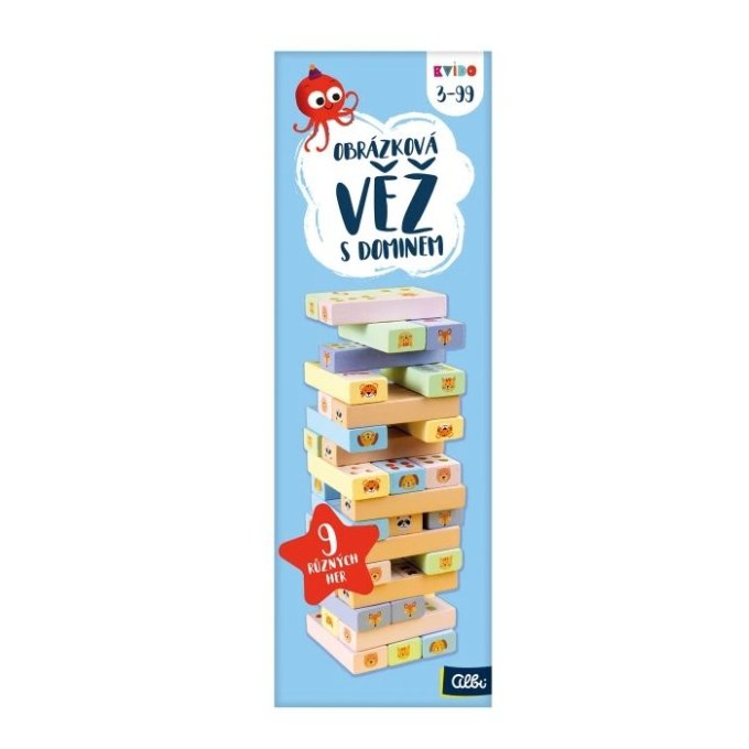 Kvído - Obrázková věž s dominem