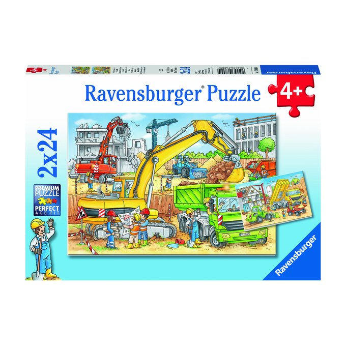Puzzle 2x24 - Pracovní stroje