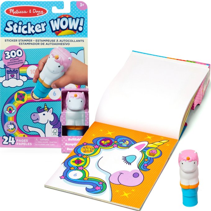 Melissa & Doug - Nálepky s dávkovačem