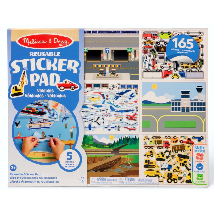 Melissa & Doug - Opakovaně použitelné nálepky