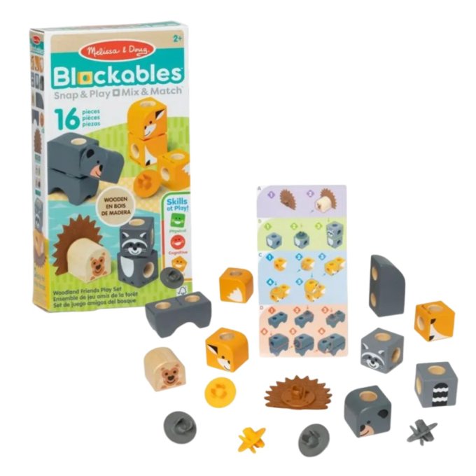 Melissa & Doug – Dřevěná stavebnice