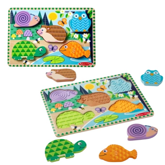 Melissa & Doug – Dřevěné puzzle zvířátka
