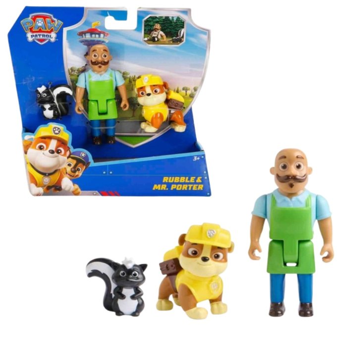 Paw Patrol – Figurky Rubble & Mr. Porter